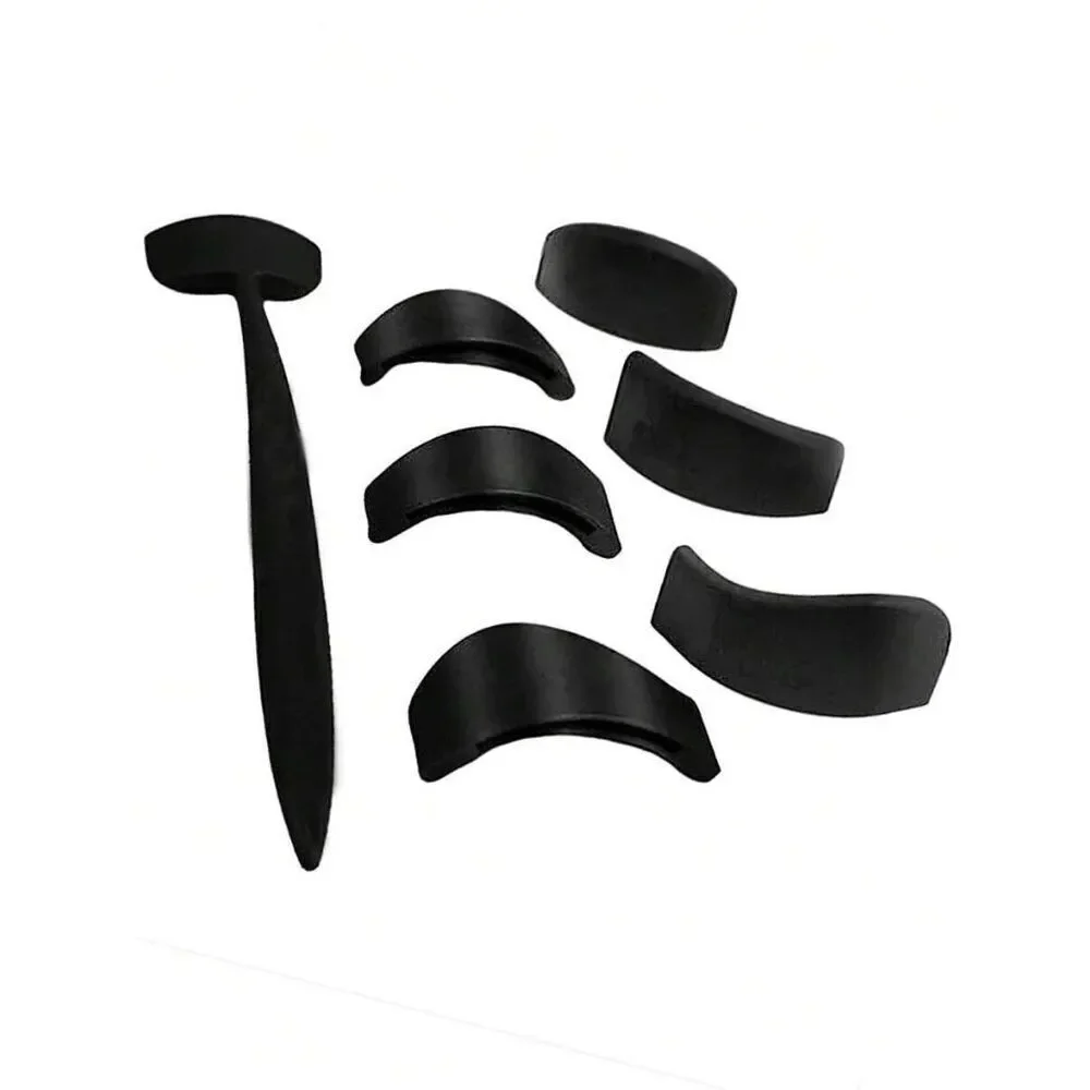 6-In-1 Silicone Printing Tool Eyeshadow Shaper Stencil Eye Makeup Stamp NEW